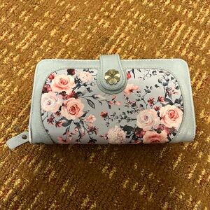 Floral Gray Women's Wallet